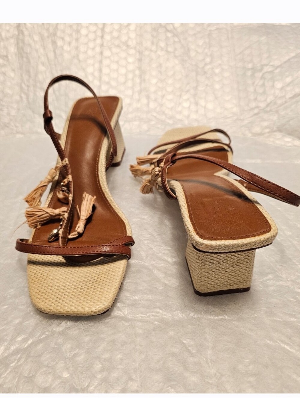 H&M Tasselled heeled sandals - Picture 8 of 12